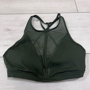 ALO Yoga Sport Bra Hunter Green size S